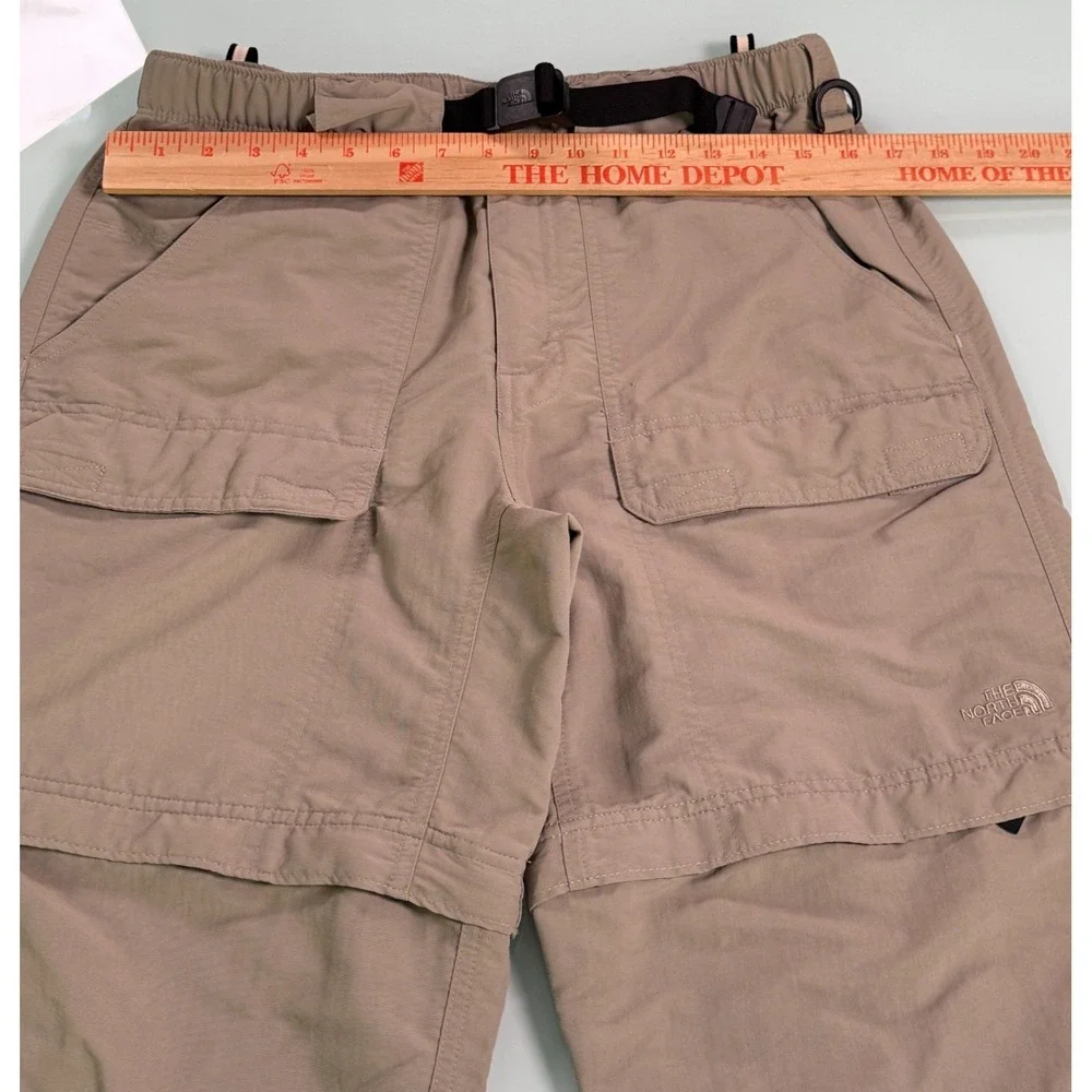 The North Face Convertable Cargo Pants Mens‎ M Khaki Straight Leg DadCore